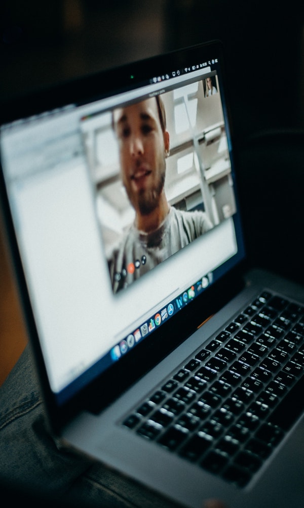 A non-native English speaker prepares for a video assesment